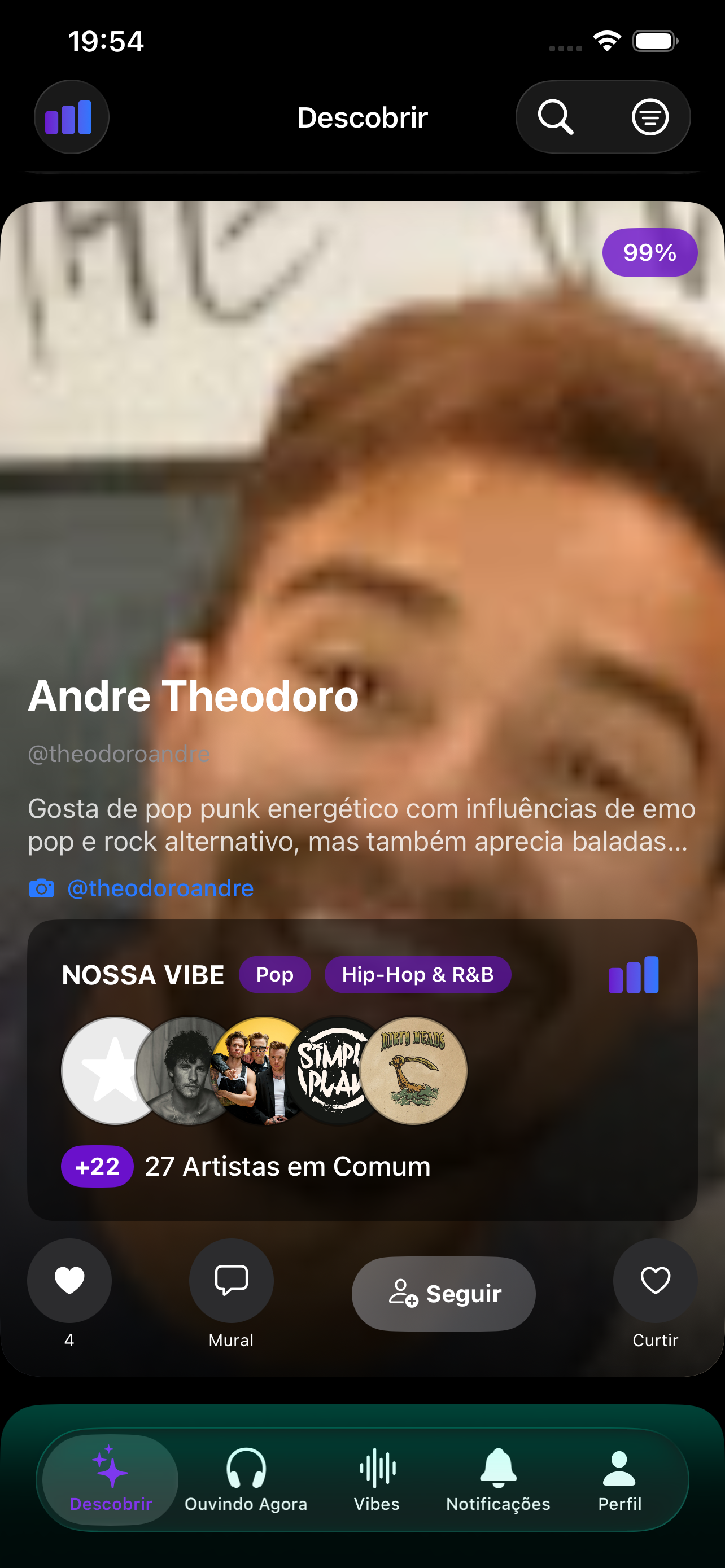 Tela Descobrir