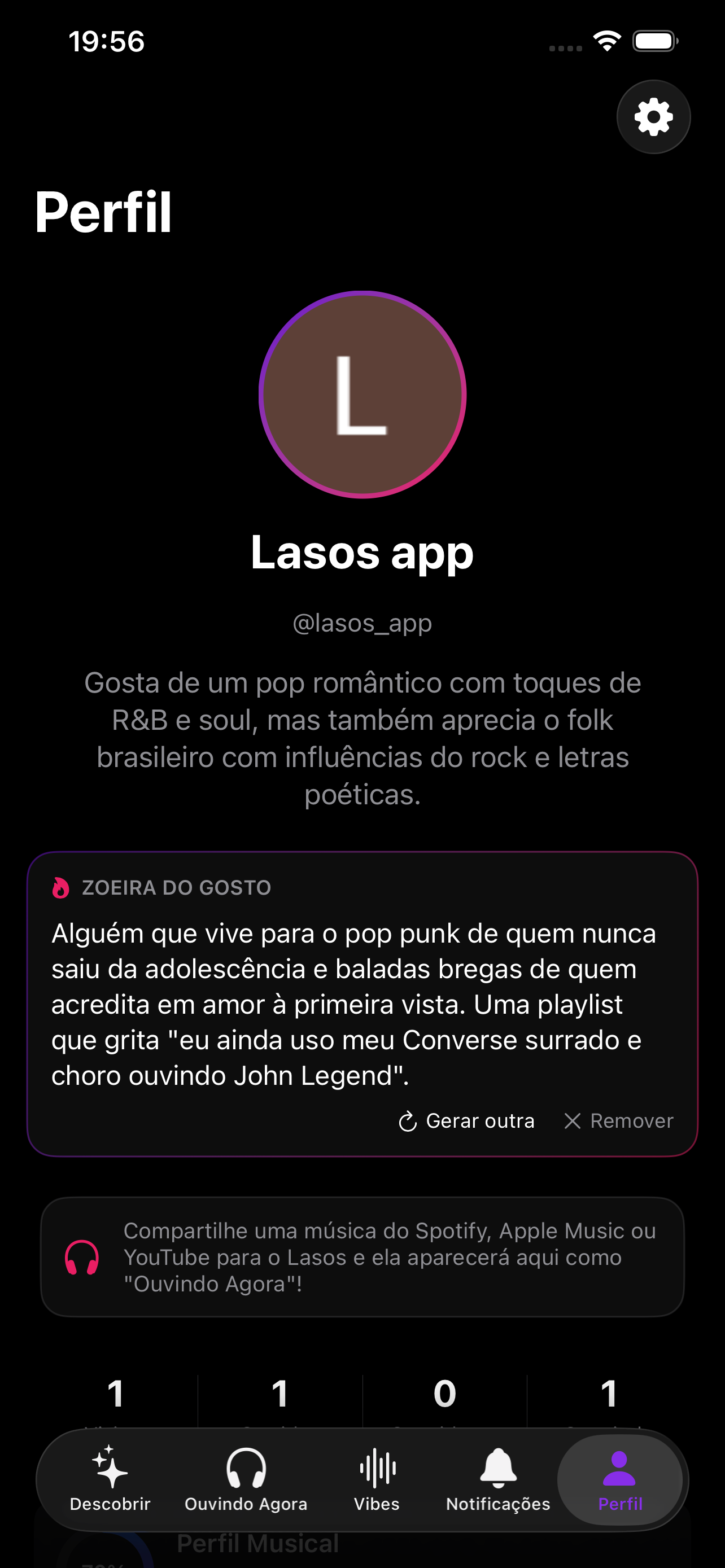 Perfil com Zoeira do Gosto